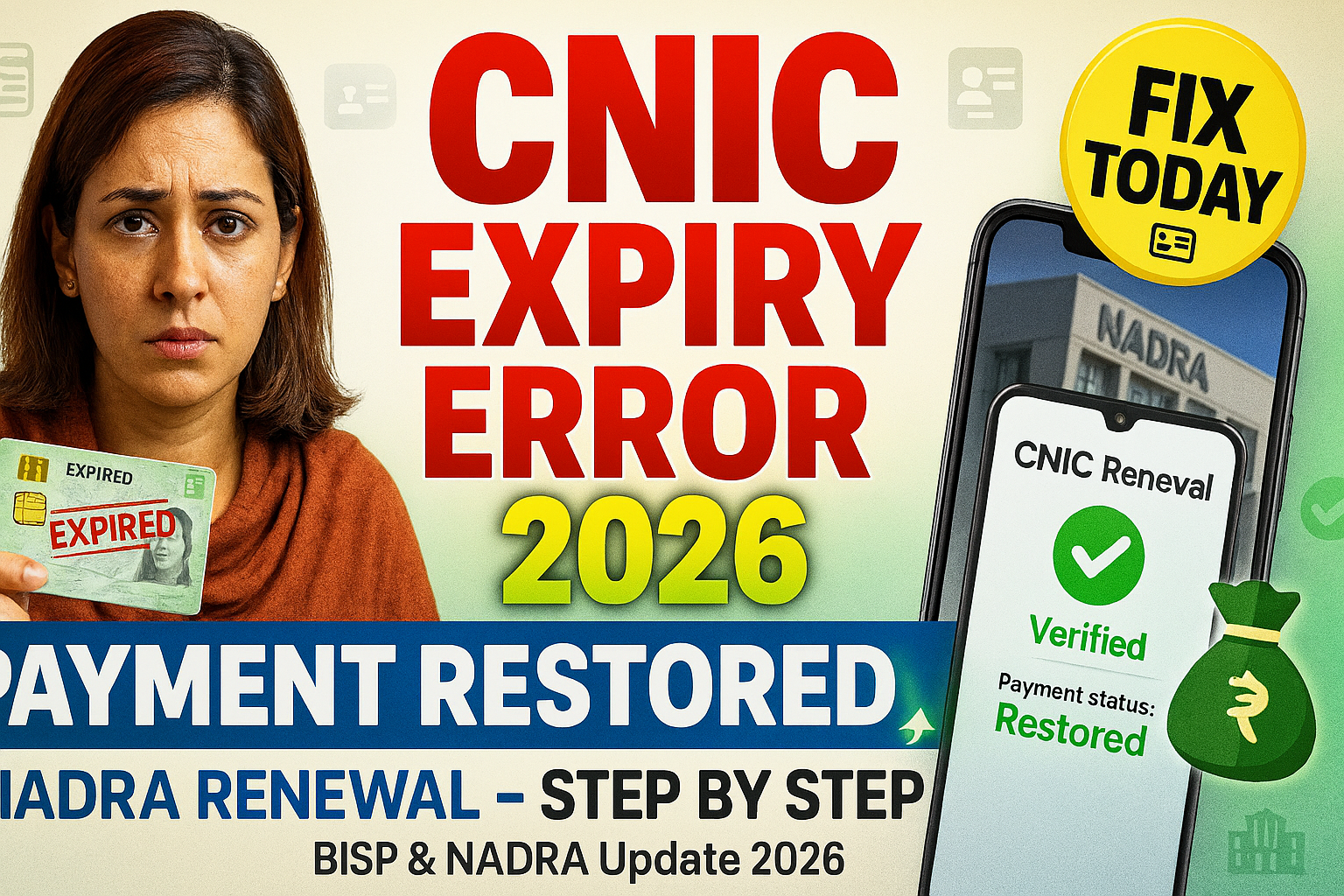 BISP CNIC Expiry Error 2026