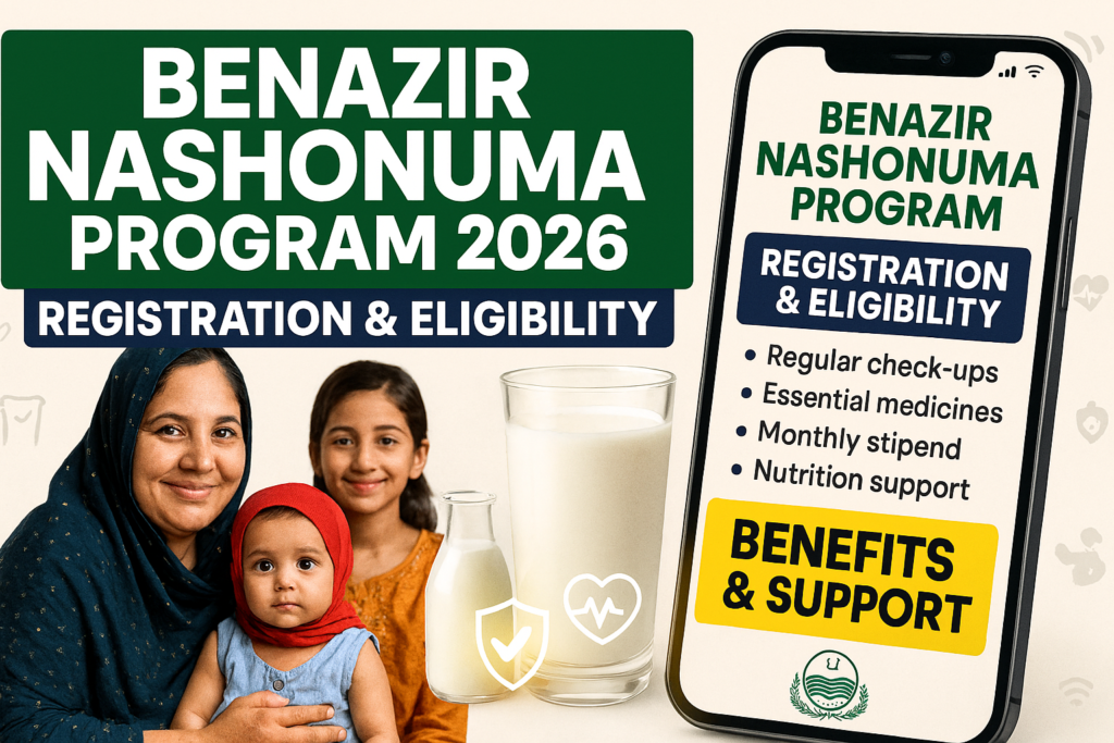 Binazer Program Benazir Nashonuma Program 2026 –Registration, Eligibility & Benefits ...