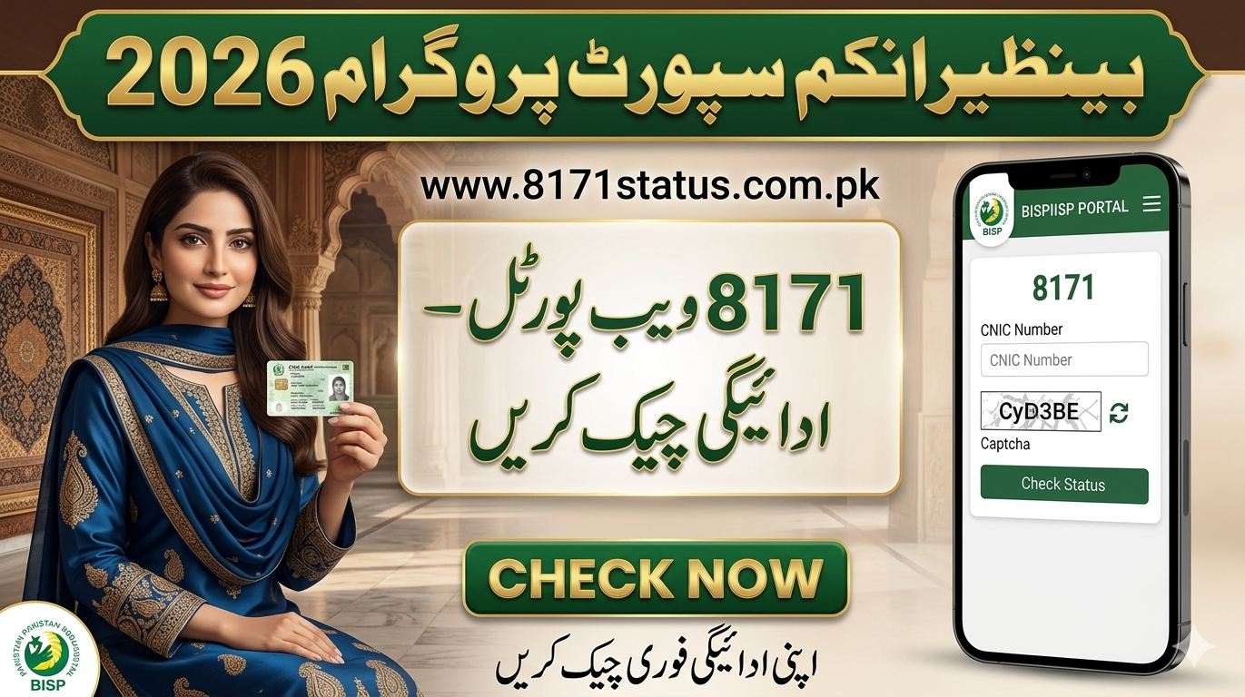 8171 Payment CNIC Check Online 2026