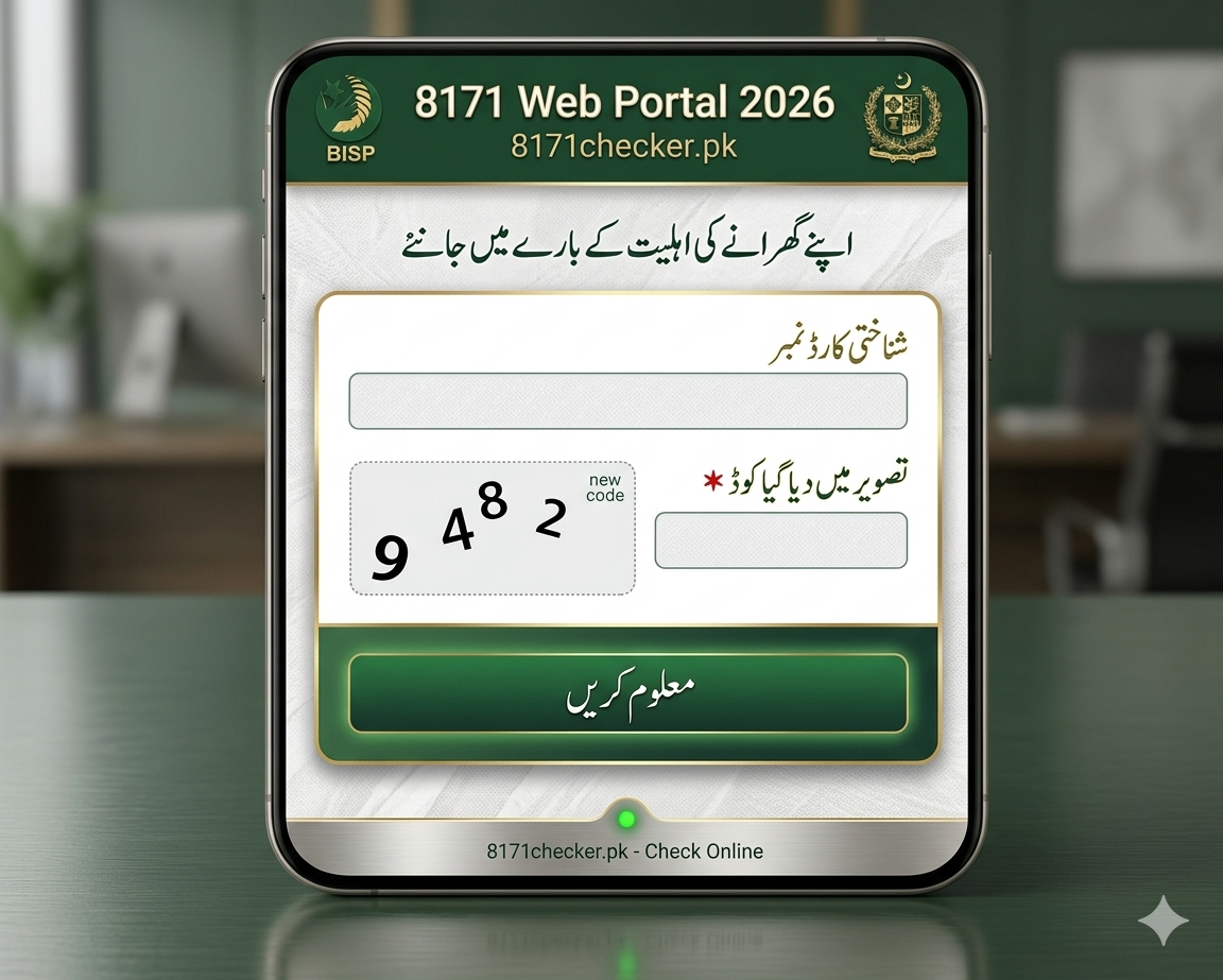 8171 Check Online CNIC Login 2026