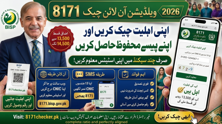 8171 Validation Online Check 2026 – CNIC Eligibility & Payment Verification Guide