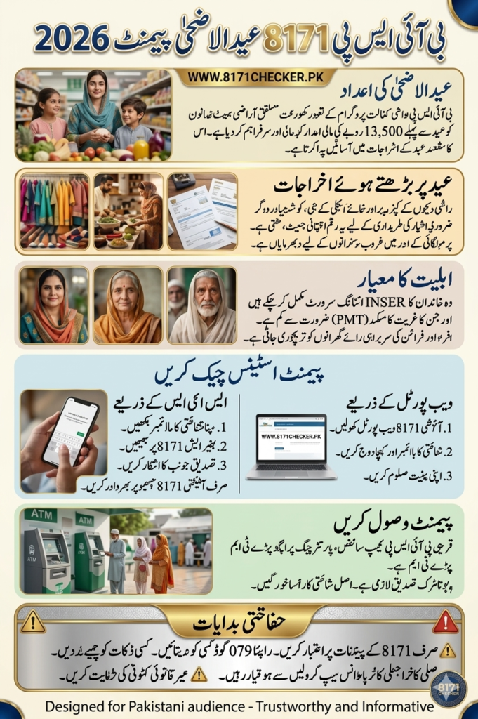 BISP 8171 Eid ul-Adha Payment May 2026