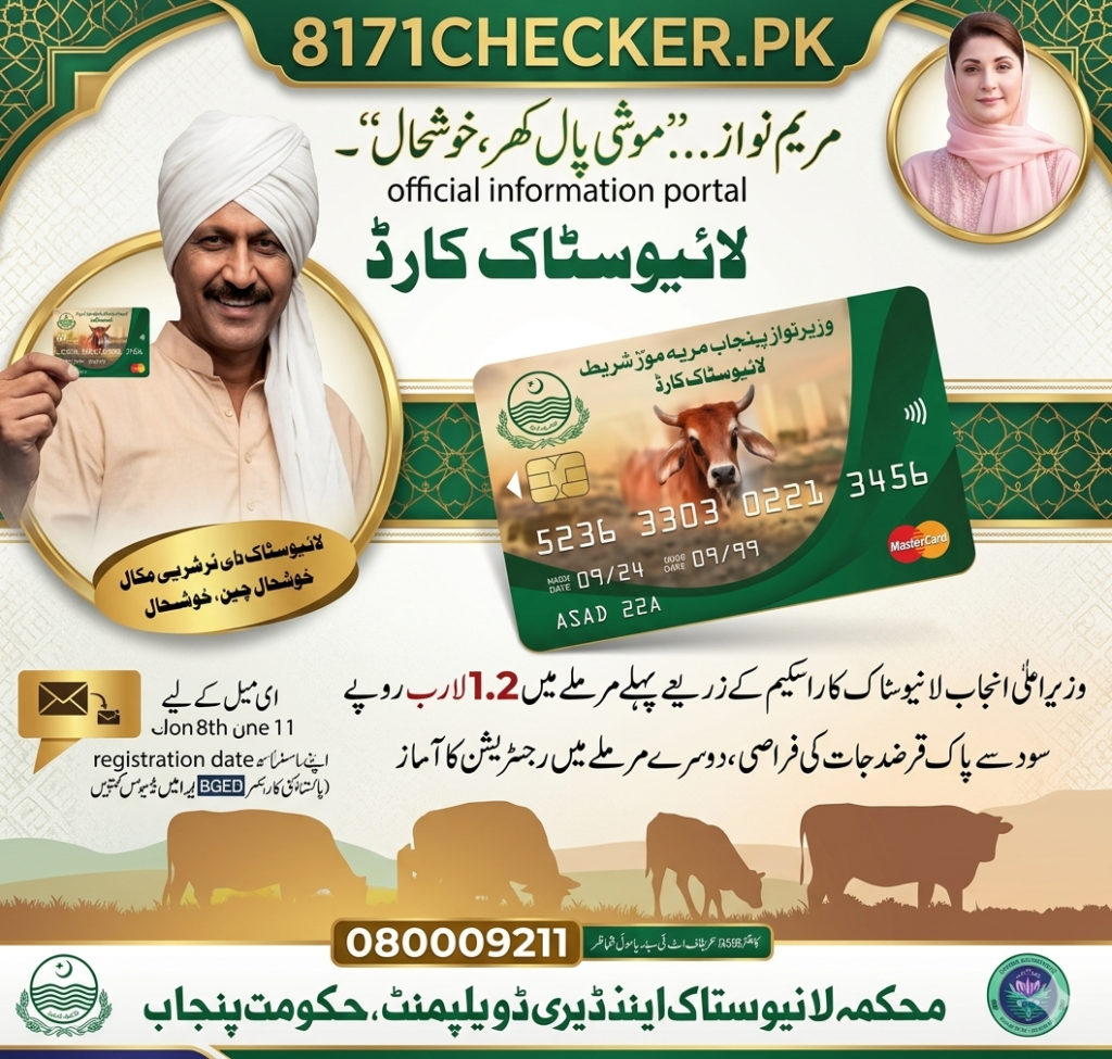 CM Punjab Livestock Card Online Registration 2026