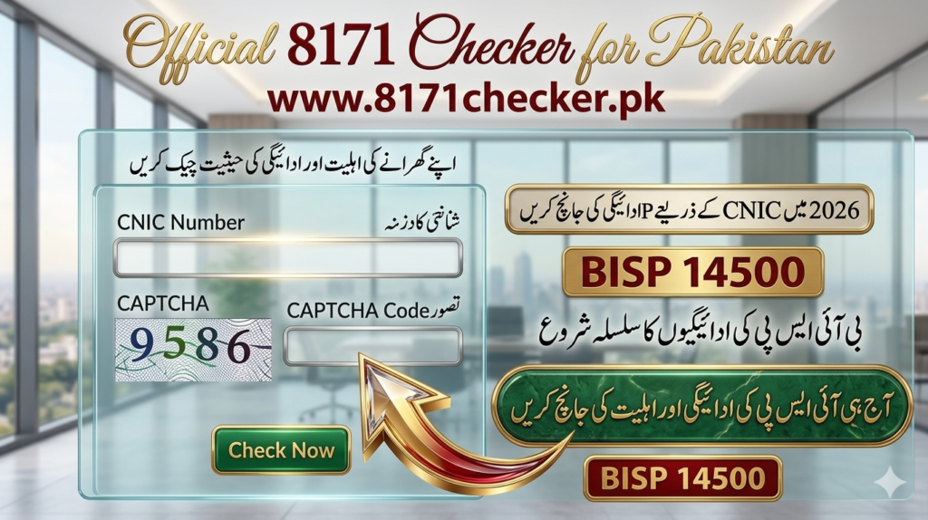Check BISP Balance Online by CNIC 2026