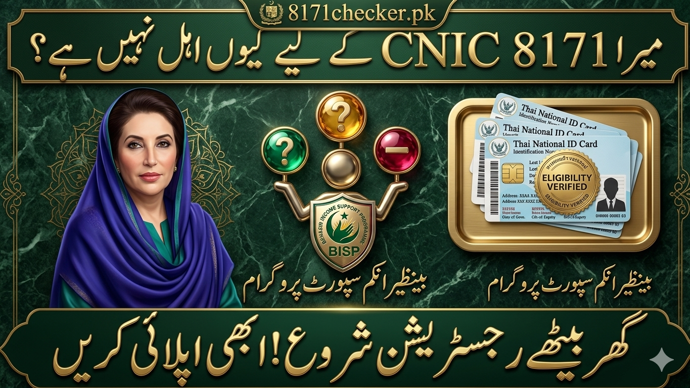 Why Is My CNIC Not Eligible for 8171
