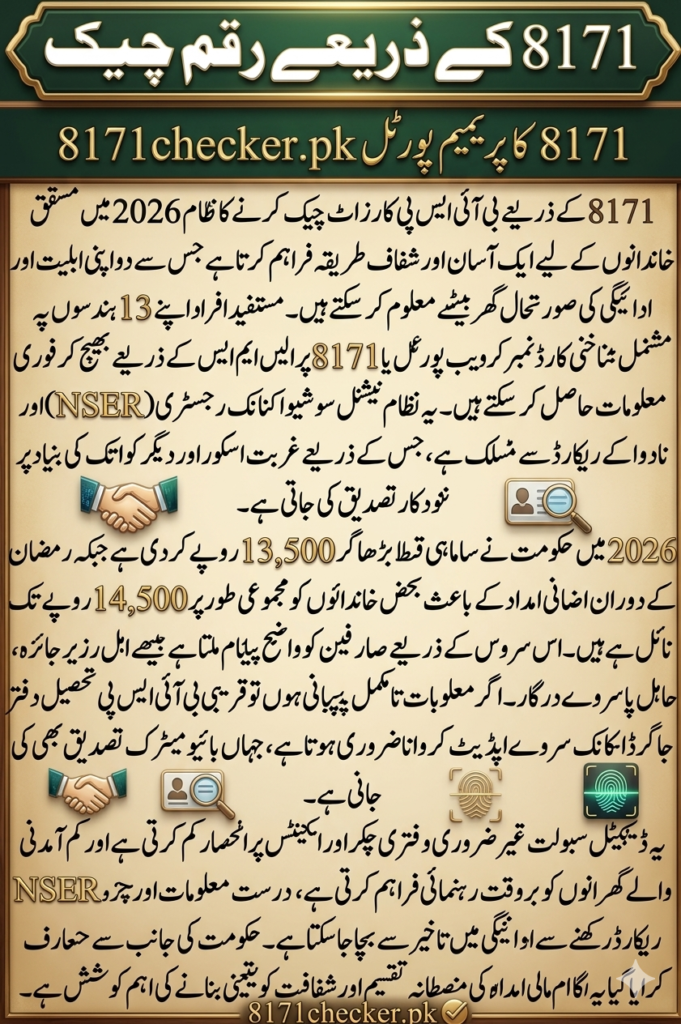 BISP 8171 Result Check Online