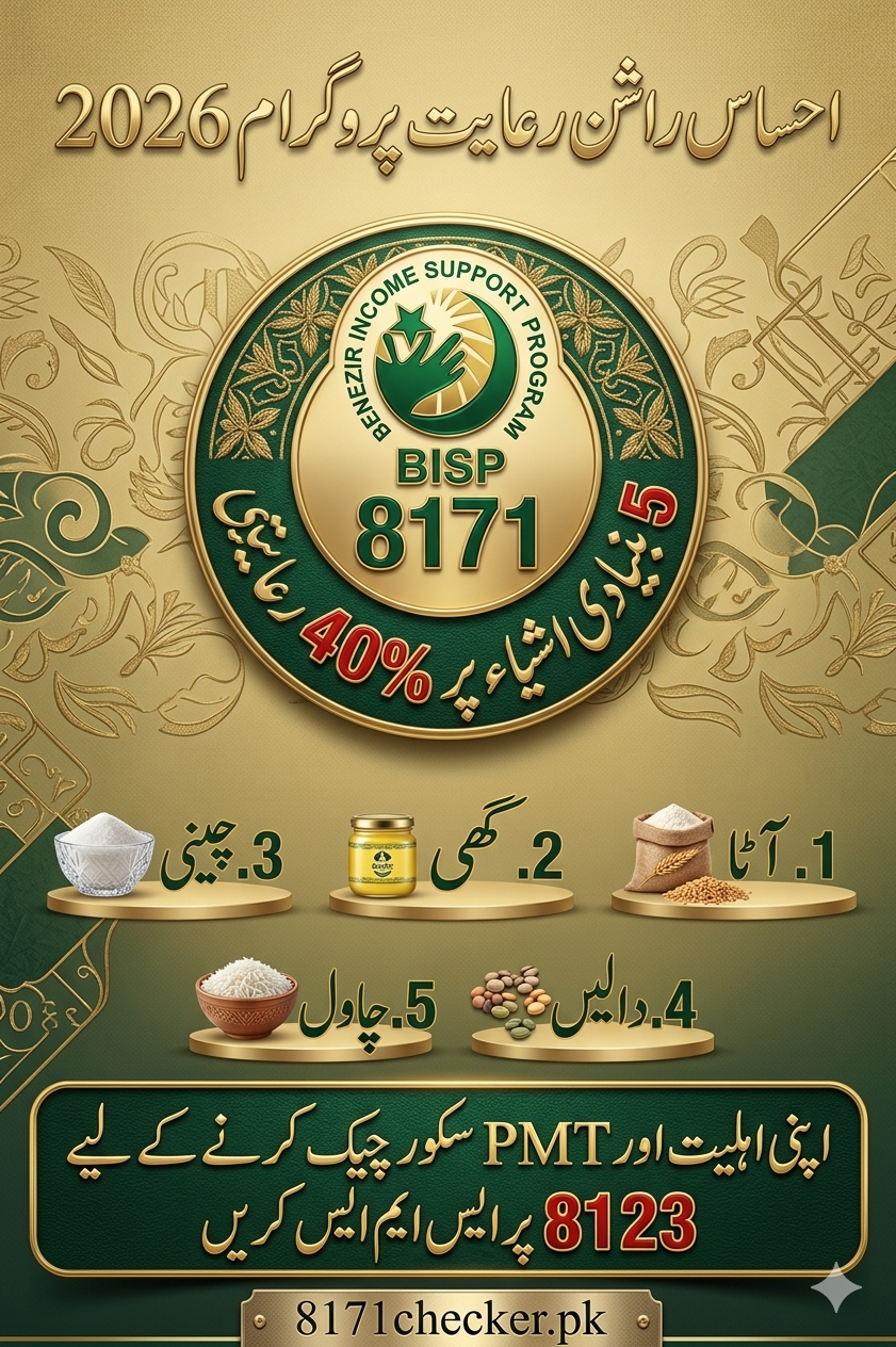 SMS to Ehsaas Programme Code 8171 Made Free