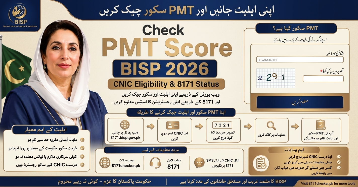 Check PMT Score BISP 2026